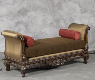 Order Brown, Walnut Benneti Benetti's-Sicily-Oversized-Bench Living Room now