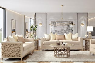 Living Room  Beige, Champagne Homey Design  image