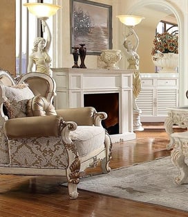 Beige Homey Design  HD-2652-2PC Living Room interior