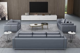 Smoke, Gray European Furniture EF-25550-L Living Room interior