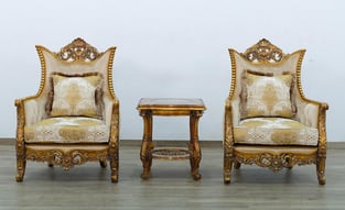 Living Room  Beige, Gold, Antique European Furniture photo