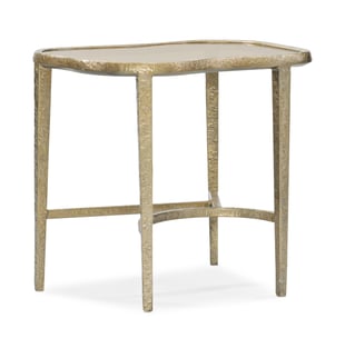 Buy Gold, Clear Caracole Accent Tables 