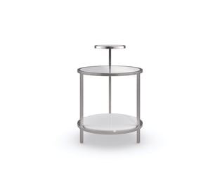 Accent Tables  White, Silver Caracole photo