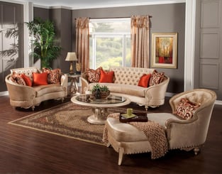 Order Beige Homey Design  HD-90009 Sofa Living Room now