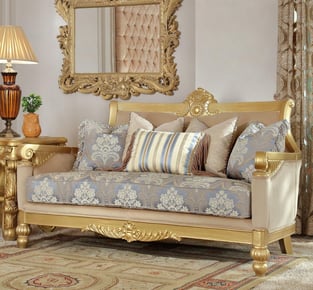 Buy Gold Finish, Metallic Homey Design  Living Room 