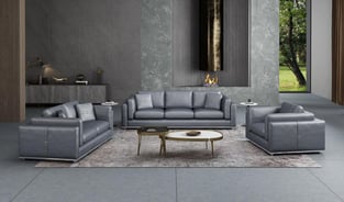 Buy Smoke, Gray European Furniture Living Room 