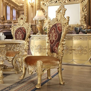 Dining Room  Rich Gold Homey Design  photo