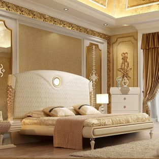 Bedroom  White, Cream Homey Design  image