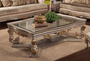 Accent Tables  Gold, Silver, Light Gray Benneti image