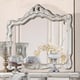 Luxury Antique Silver Grey Carved Wood Dresser & Mirror Set 2 Pcs Traditional Homey Design HD-5800GR