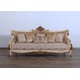 Luxury Antique Gold & Beige VERONICA Sofa Set 4Pcs EUROPEAN FURNITURE Traditional