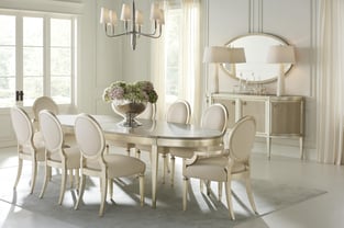 Order Silver, Ivory Caracole TRA-SIDCHA-022-Set-2 Dining Room now