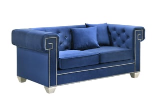 Blue Cosmos Furniture Clover Blue-Set-3 Living Room interior