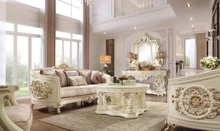 Buy White, Gold Homey Design  Accent Tables 