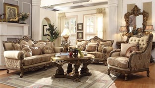 Living Room  Brown, Gold Homey Design  image