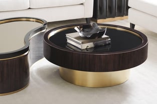 Accent Tables  Ebony, Brass Caracole photo