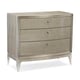 Soft Silver Leaf & Moonlit Sand Finish Nightstand Set 2Pc RISE AND SHINE by Caracole 