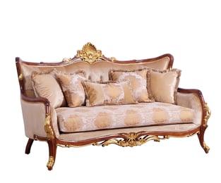 Order Gold, Antique, Walnut European Furniture 47078-Set-2 Living Room now