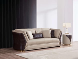 Living Room  Beige, Chocolate European Furniture image