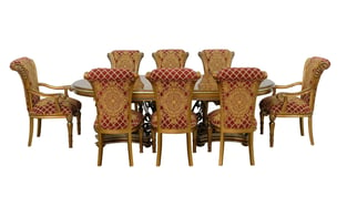 Dining Room  Bronze, Gold, Red, Ebony European Furniture image