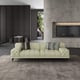 Off-White Italian Leather Sofa Set 3Pcs Contemporary PICASSO EUROPEAN FURNITURE