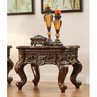 Accent Tables  Brown, Metallic Homey Design  photo