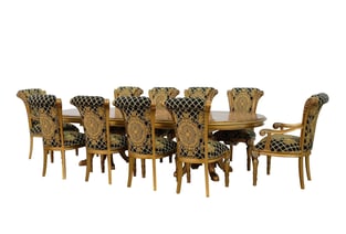 Buy now Bronze, Gold, Black European Furniture 61952-DT-Set-11-Black