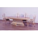 Luxury Beige & Gold Leaf BELLAGIO Dining Table Set 11 Pcs EUROPEAN FURNITURE Classic