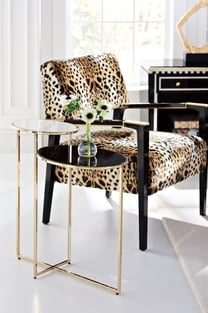 Accent Tables  Gold, Cream, Black Caracole photo