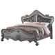 Gray Finish Wood Queen Bedroom Set 3Pcs Transitional Cosmos Furniture Adriana