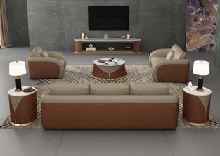 Beige, Brown European Furniture EF-90880-Set-3 Living Room interior