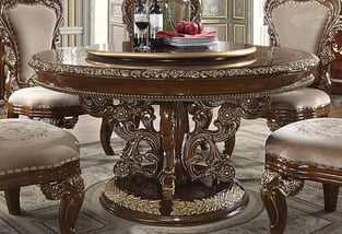 Buy Gold, Dark Brown Homey Design  Dining Room 