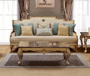 Living Room  Gold, Light Beige Cosmos Furniture photo