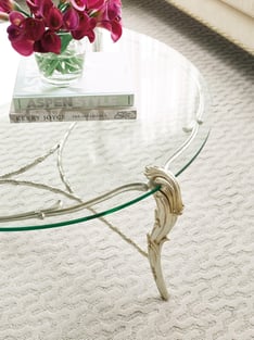 Buy Gold, Glass Caracole Accent Tables 