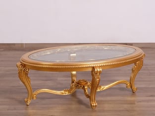 Buy Gold, Antique, Red European Furniture Accent Tables 