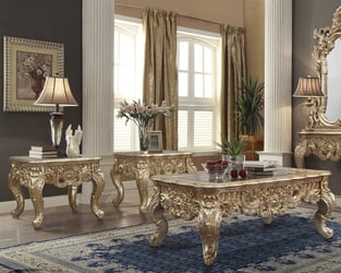 Buy Gold, Silver, Metallic Homey Design  Accent Tables 