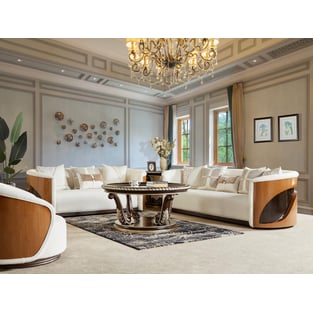 Brown, Cream Homey Design  HD-L23938 Living Room interior