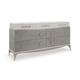 Cappuccino, Sparkling Argent & Alabaster Dresser TEMPO by Caracole 