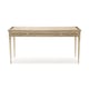 Smoke W/ Solids in Taupe Silver Leaf Console Table LETTERS FROM HOME by Caracole 