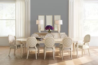 Dining Room  Silver, Pearl Caracole image