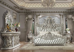 Bedroom  Silver, Metallic Homey Design  image