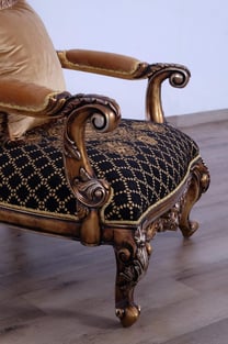 Living Room  Bronze, Gold, Black European Furniture image