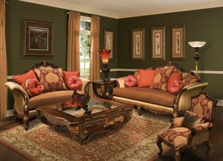 Buy now Mocha, Walnut, Olive, Sage Benneti Benetti's-Regalia-Loveseat