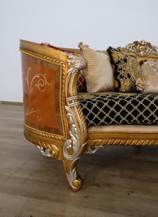 Living Room  Gold, Antique, Silver, Black European Furniture image