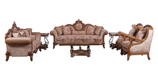 Buy Brown, Gold, Silver European Furniture Living Room 