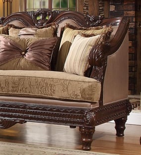 Order Espresso, Dark Cherry Homey Design  HD-386-SL-SET-2 Living Room now