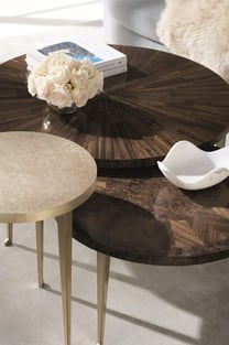 Accent Tables  Brown, Silver Caracole photo