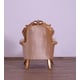Luxury Black & Gold Wood Trim TIZIANO II Chair Set 2Pcs EUROPEAN FURNITURE Classic