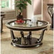 Thumbnail of Accent Tables  Brown, Cherry, Metallic Homey Design  photo