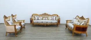 Living Room  Beige, Bronze, Antique European Furniture image